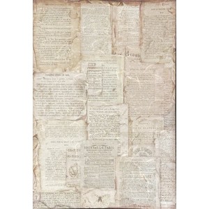 Бумага рисовая для декупажа Stamperia DFSA4758 "Книжные страницы", А4